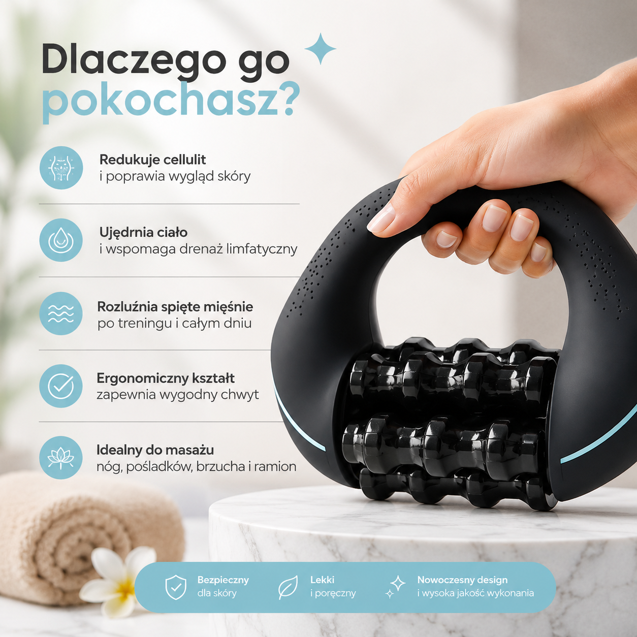 Elektryczny masażer - anty cellulitowy